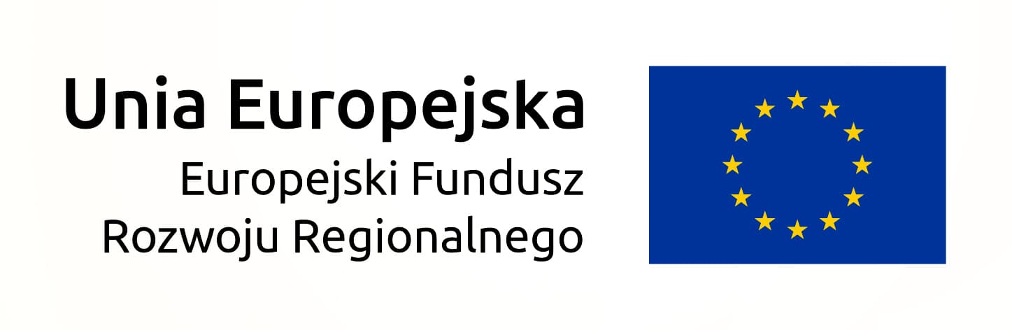 Logo: Unia Europejska, Europejski Fundusz Rozwoju Regionalnego